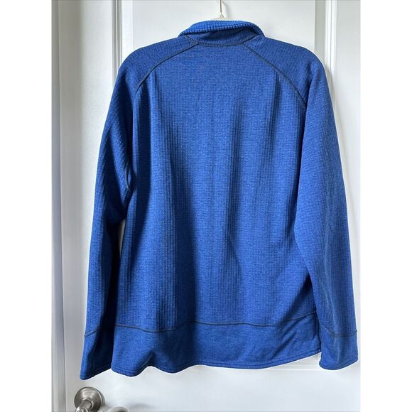 VTG Patagonia Mens XL Regulator R1 Flash Pullover Polartec Waffle Knit Blue USA - Picture 2 of 7